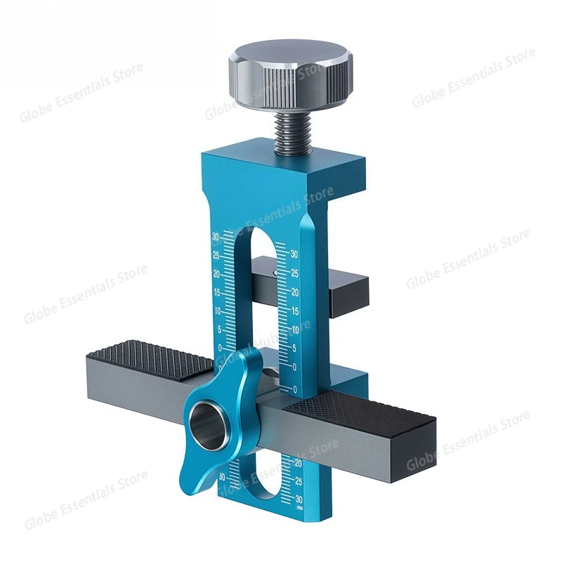 

Cabinet Door Installation Positioner Adjustable No Handle Panel Levelling Mounting Jig Precision 2 in 1 Quick Drilling Locator