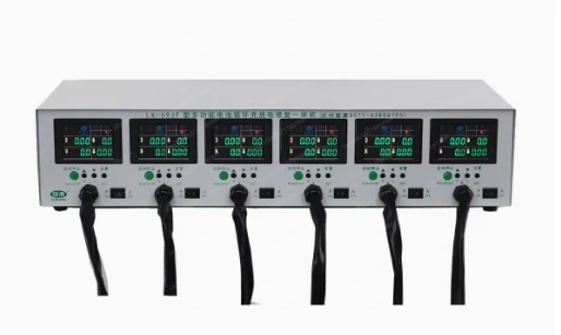 LK692F six channels battery automatic charge and discharge cycle tester, battery charge and discharge all-in-one machine