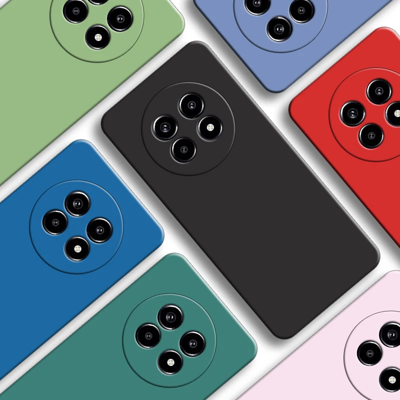 

For Realme 13 Pro+ Case For Realme 13 Pro Cover 6.7 inch Original Liquid Silicone Rubber Shockproof Bumper For Realme 13 Pro