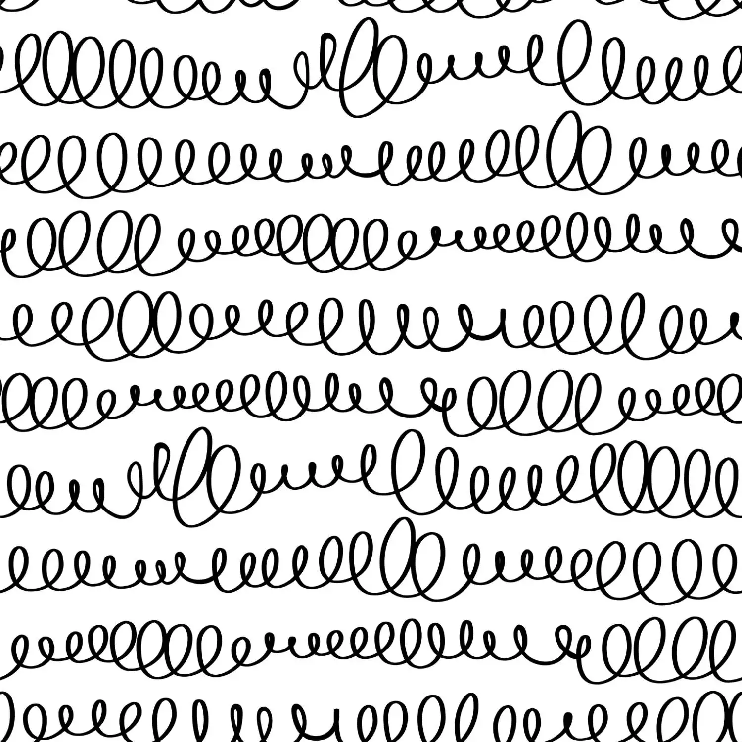 

Geometric Wallpaper Peel and Stick Black Curly Lines Removable Contact Paper Modern Waterproof Self Adhesive Wallpaper