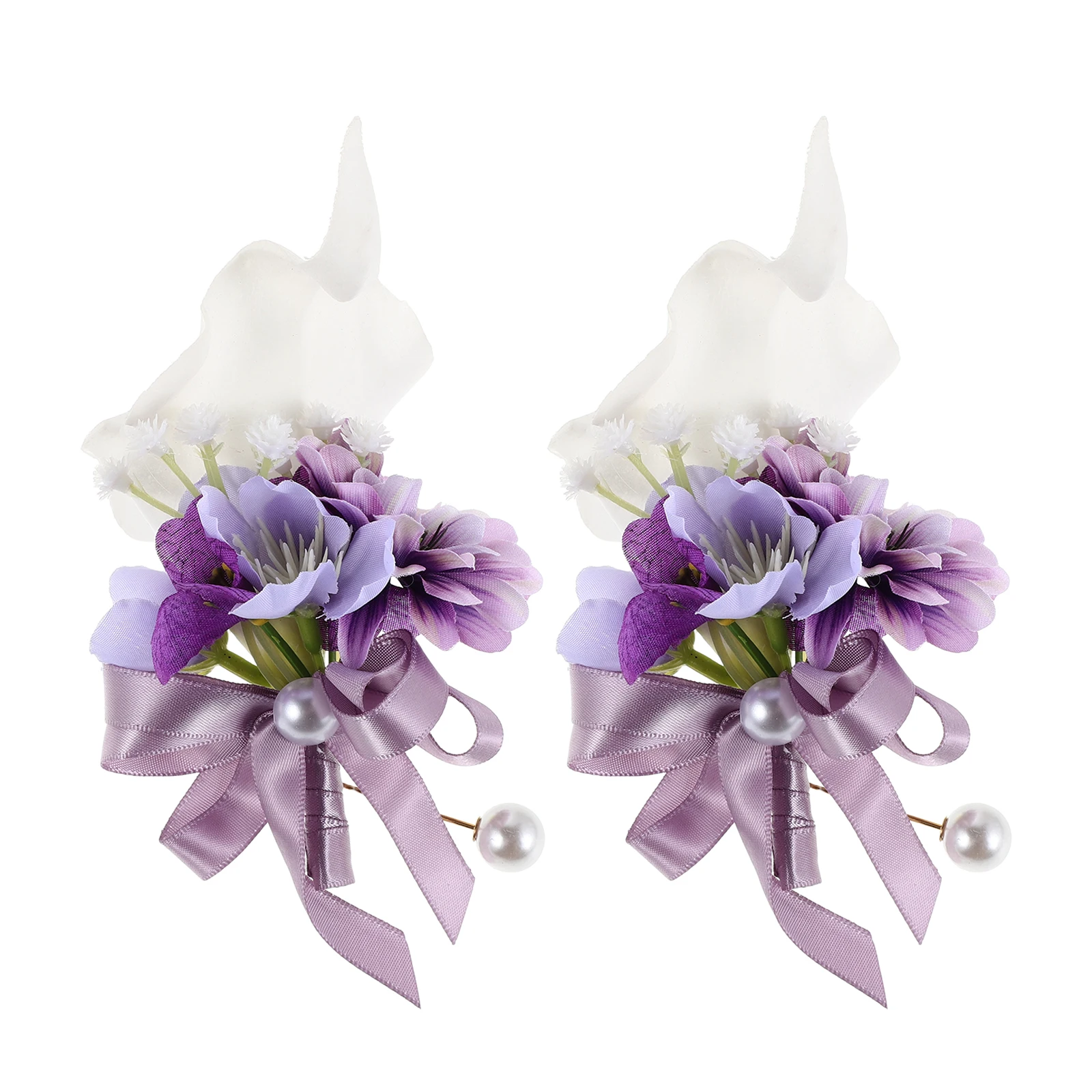 

2Pcs Calla Brooch Lily Pin Classic Vintage Floral Lapel Pin Wedding Ceremony Prom Groom Boutonniere Pocket Boutonnieres Pins