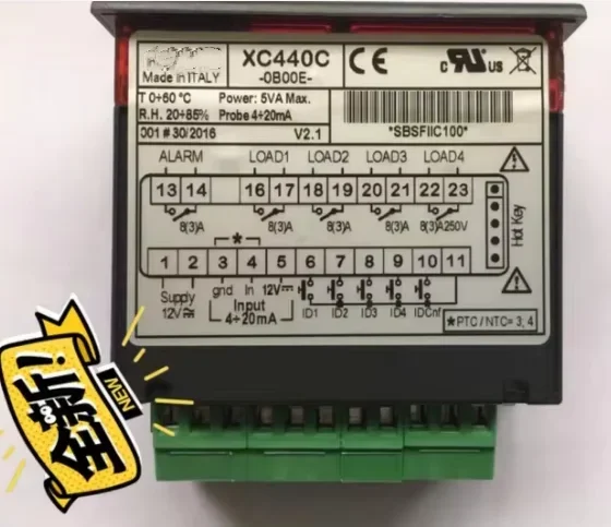 Nuevo termostato controlador de temperatura XC440C-0B00E equipo eléctrico Premium