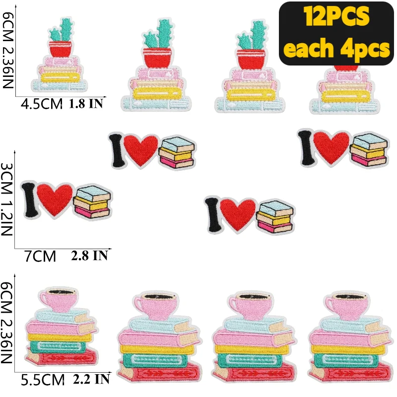 

10/12PCS Wholesale Popular Slogan Iron on Patches, in My Cowboy Romance Era Embroidery Appliques for Clothing DIY Trendy