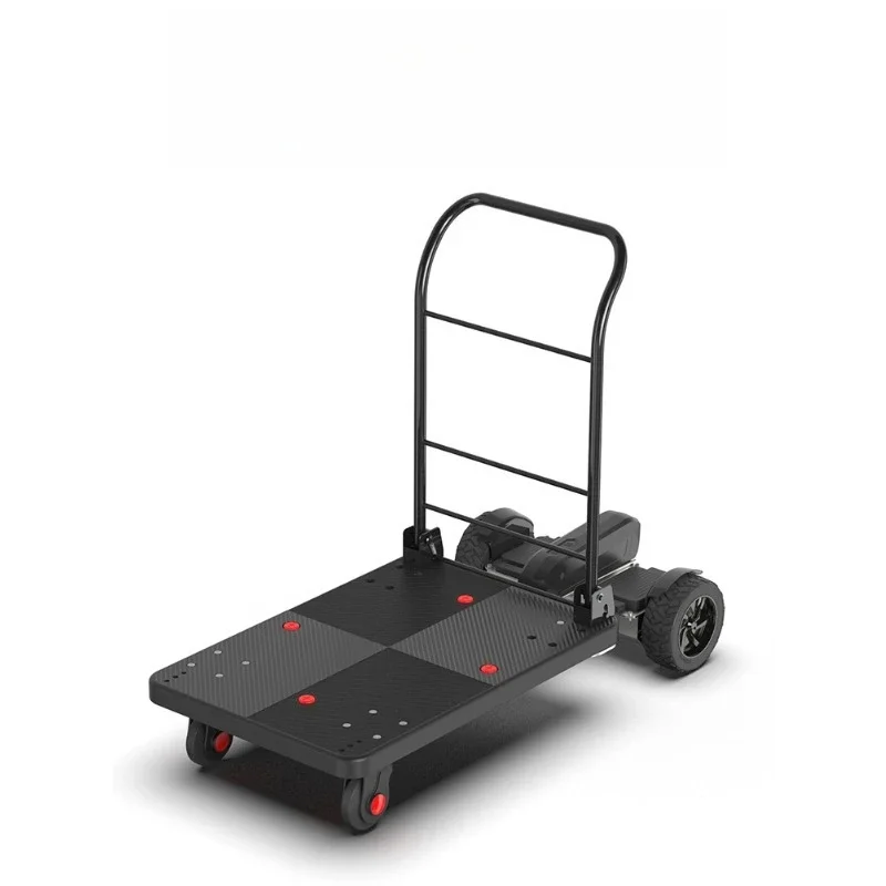 Small motion-sensing electric trolley, grocery shopping express cargo flatbed