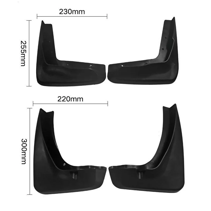 

Car Mudflap Splash Guards Flap Mudguards For Chrysler 300C 2013-2021 Accessories 4PCS