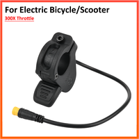 300X Throttle for Electric Bicycle Scooter Thumb Accelerator 24V 36V 48V 72V Right/Left Hand Universal Accessory