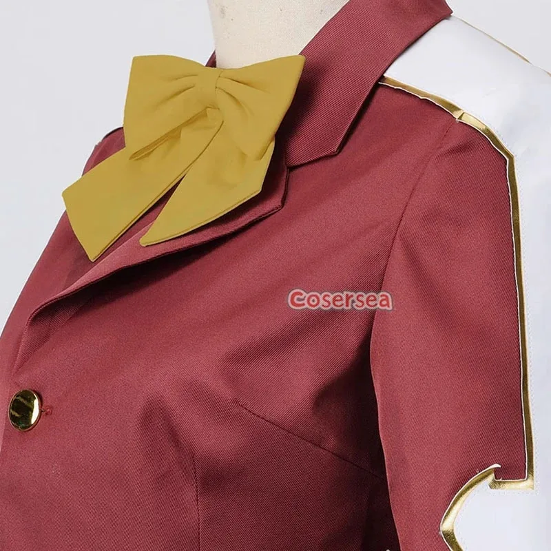 

qq273Cosersea Косплей Костюм Fairy Tail 100-летний Quest Венди Марвелл Платье Женская Униформа Хэллоуин Экипировка Fullse