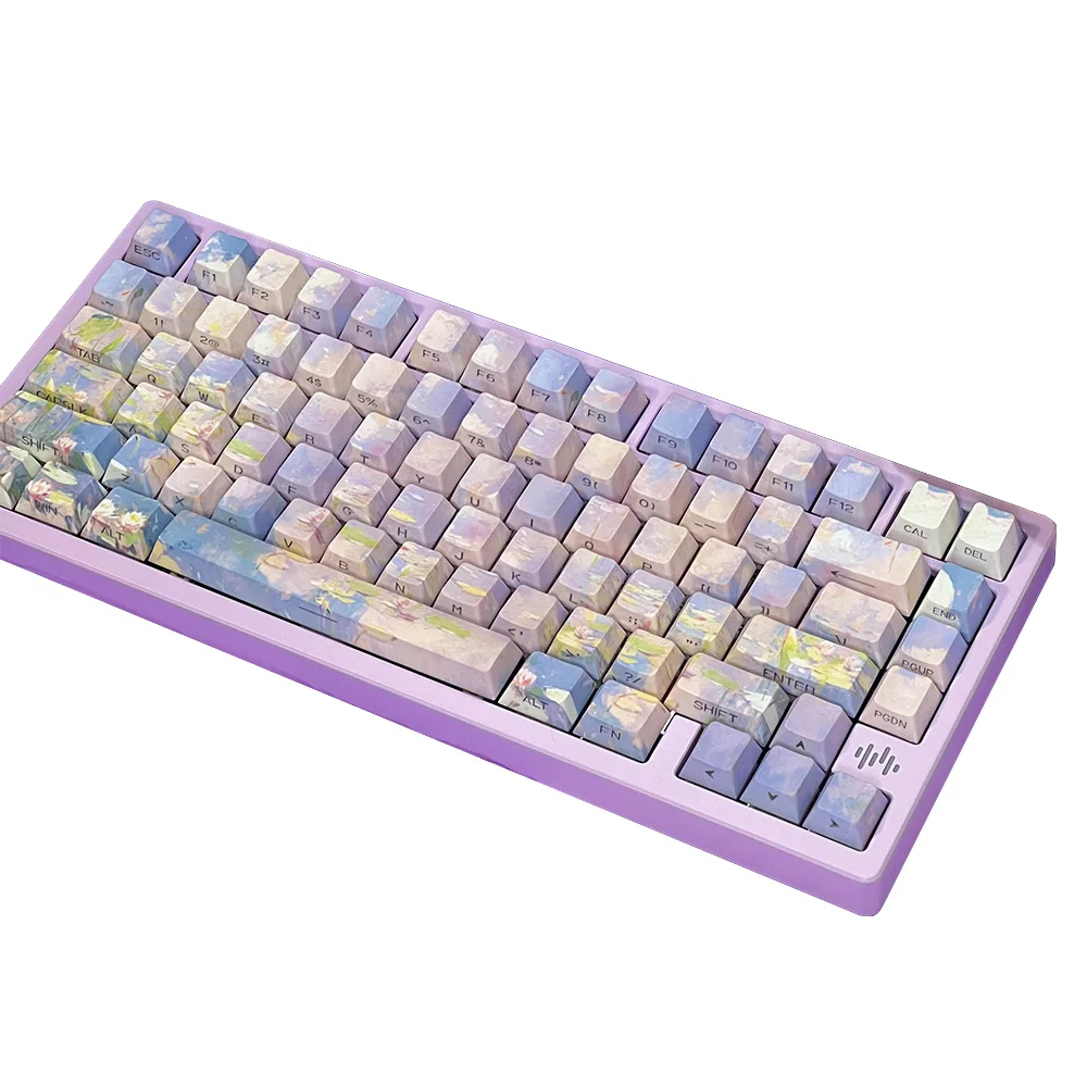Youdo 120 Keys Retro PBT Keycap Backlit Side Carved Cherry Profile Key caps for Cherry MX Switches Mechanical Keyboard Keycap