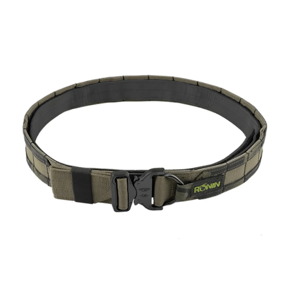 New 1.5 Inch Double Layer Belt Tactical Molle Belt CS Outdoor Hunting Belt