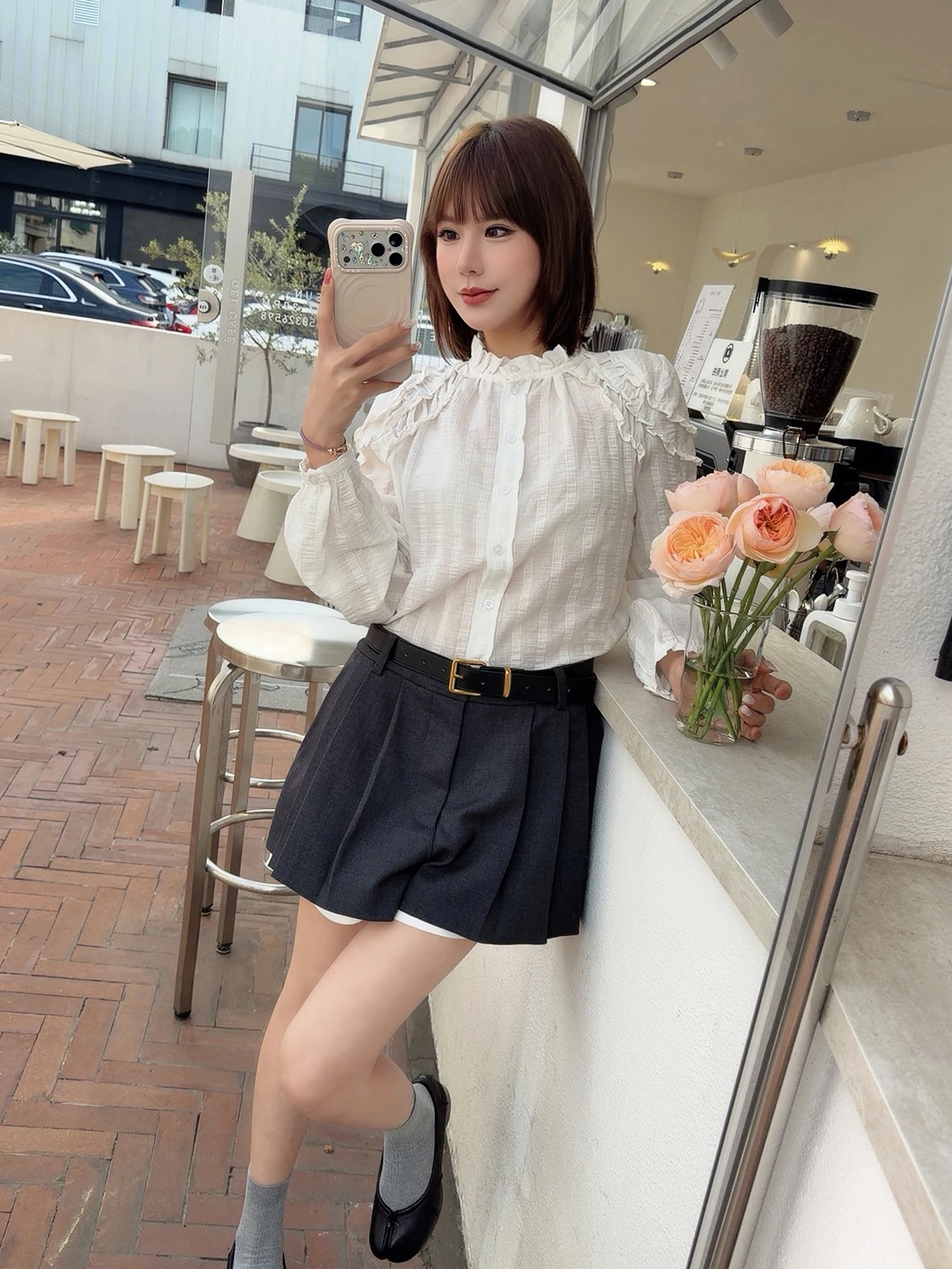 

Romantic House Long Sleeve Blouse Elegant Loose Women's Shirt Cotton Leaf Spring New Style Breathable Comfortable Fit