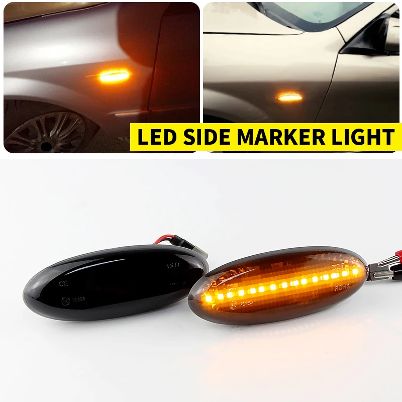 

2 pcs Led Side Marker Turn Signal Light Blinker Indicator Lamp For Mazda 323F 5D 1994-1998 For Ranger South Africa Type 1998