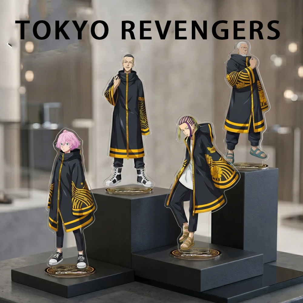 Tokyo Revengers Acrylic Stand Keychain 2026 New Dark Casual Style Mikey Draken Chifuyu Senju Kawaii Figure Accessories