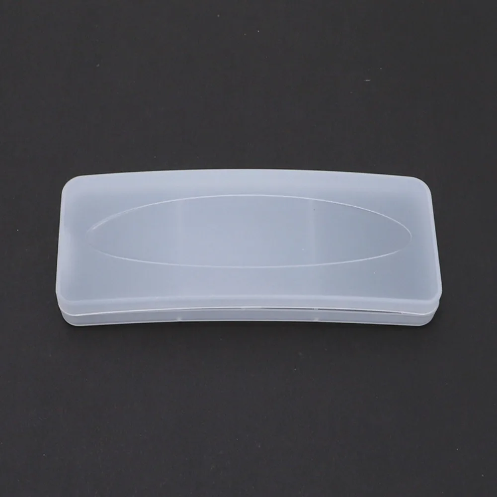 حافظة نظارات شفافة محمولة من البلاستيك الصلب صندوق حماية متجمد لتخزين النظارات للسفر يوميًا