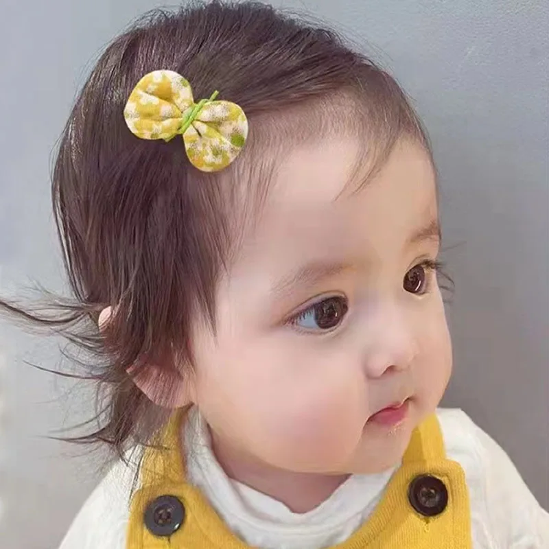 5Pcs/Set Cute Baby Girls Hairpins Mini Bow Flower Korean Hair Clips for Children Baby Barrettes Kids Hair Accessories