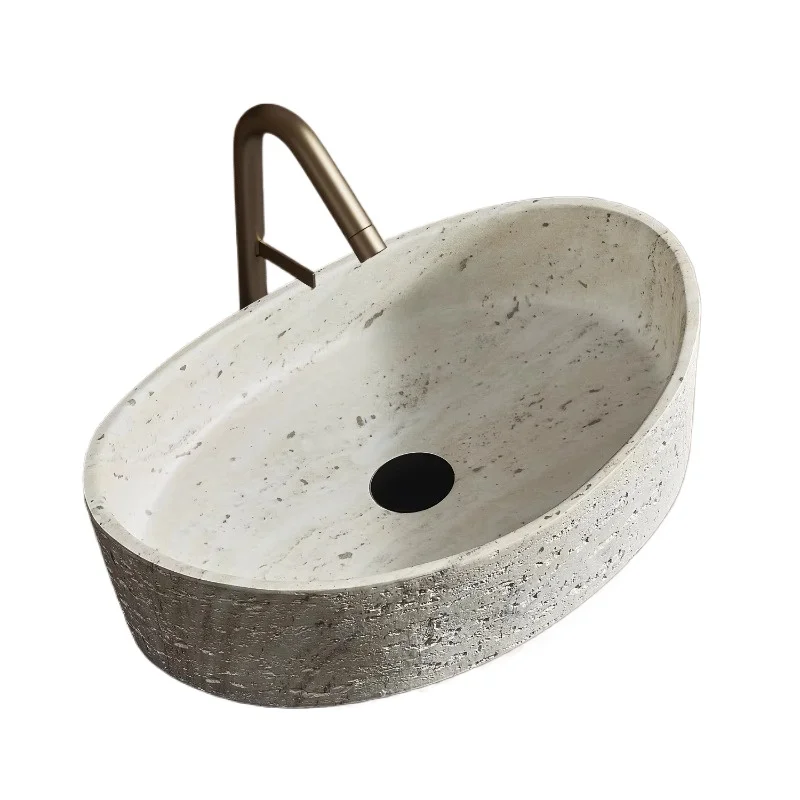 

Сапфировая раковина на платформе специальной формы из искусственного камня, раковина для проживания в семье, раковина для рук