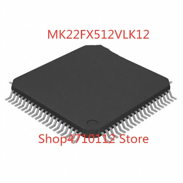 NEW 1PCS/LOT MK22FX512VLK12   MK22FX512  LQFP-80  IC