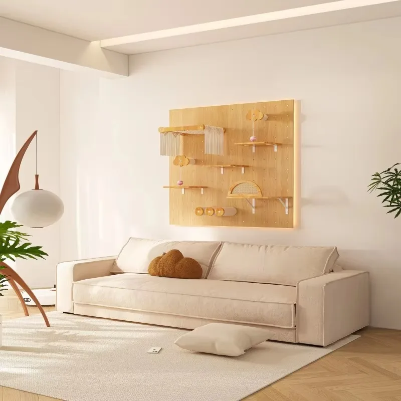 

Высококачественная заводская рама для лазанья из цельного дерева для кошек, доска с отверстиями, сделай сам, гнездо для кошек, космическая капсула, рамка для кошек