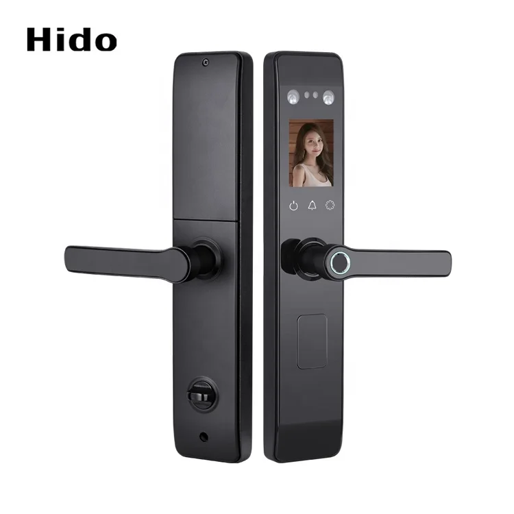 Hido Biometric Face Fingerprint Unlock Smart Home Security Digital Lock for Front Door