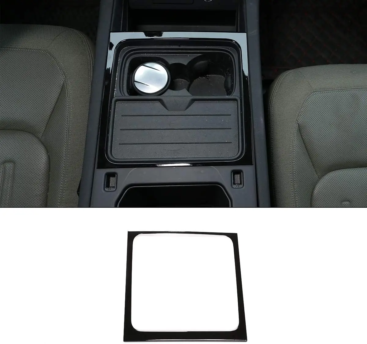 

ABS Carbon Style Car Center Console Storage Box Frame Cover Trim for Land Rover Defender 90 110 130 2020-2024 Car Accessories