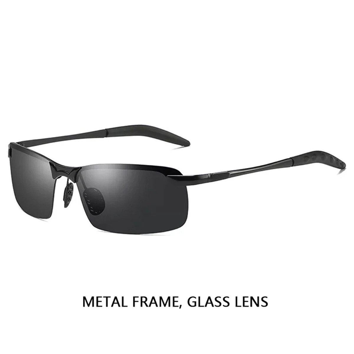 Herren-Sonnenbrille, Nachtsichtbrille, Fahrbrille für Männer, Nachtfahrerbrille, Nachtsichtlinse, Damen-Sonnenbrille, nicht polarisiert, modisches Accessoire – Detail 8