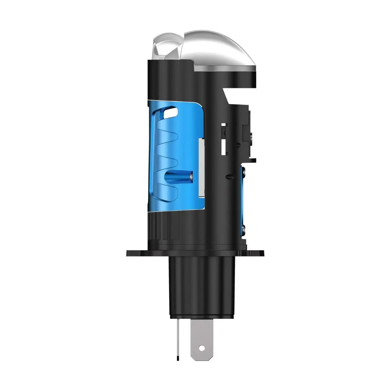 H4 LED Headlight Bulbs Projector Lens 9003 HB2 CANBUS Bi LED Solenoid 30000LM 6500K Turbo Fan light For Cars/Motorcycles
