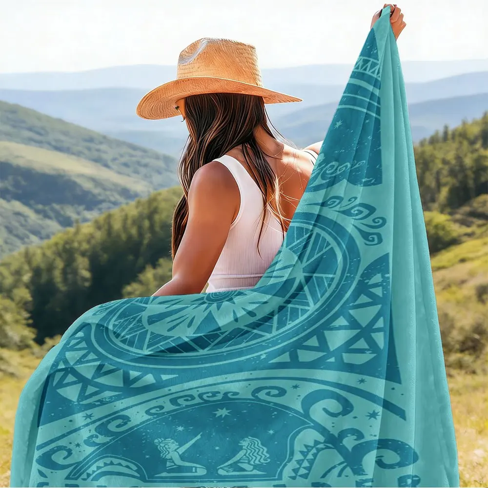 Large Zodiac Celestial Star Reader Blanket Throw Picnic Camping Beach Outdoor Cozy Astrology Tapestry Aesthetic Boho Giant Blank