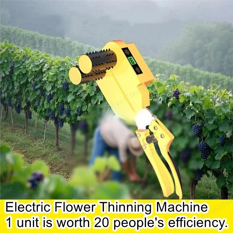 motorized flower thinning magic Grape special sunshine rose comb bud thinning machine