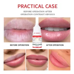 Tinta de pigmentos de Microblading para maquillaje permanente, tinte para labios y cejas, arte corporal, Color Nude, 8ml