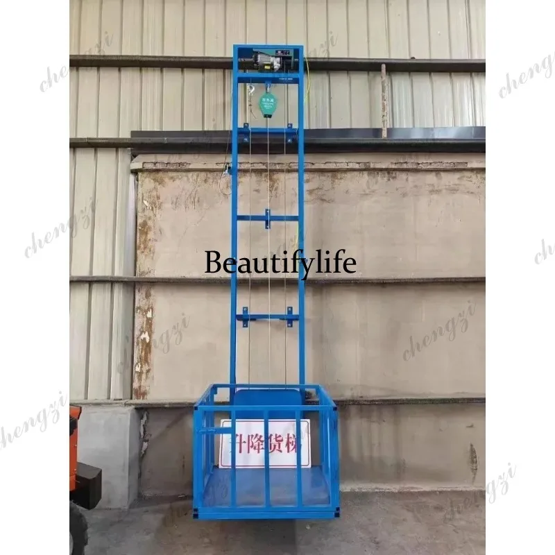 A81 Small and convenient electric hydraulic lift freight elevator factory warehouse lift home supermarket cargo lift