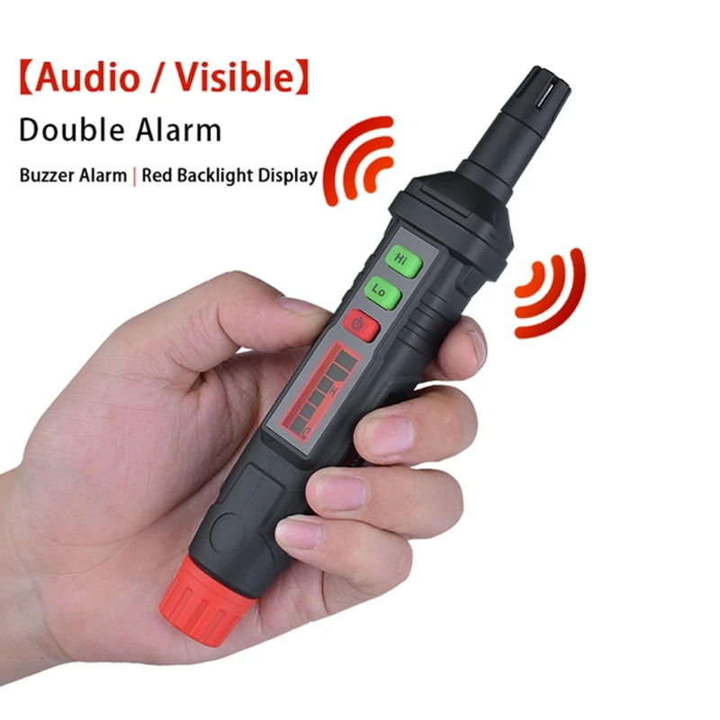 Rilevatore perdite gas portatile Sniffer gas naturale portatile LCD ad sensibilità