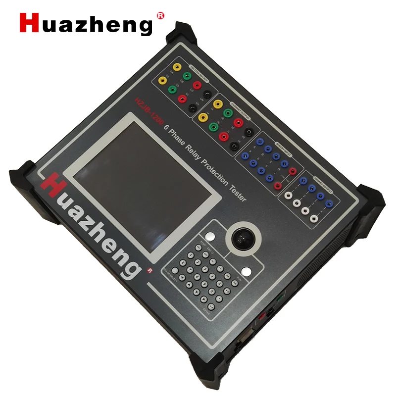 HZJB-1200 Power Grid Substation Smart Testing Equipment Six Phase Secondary Protection Relay Test Set