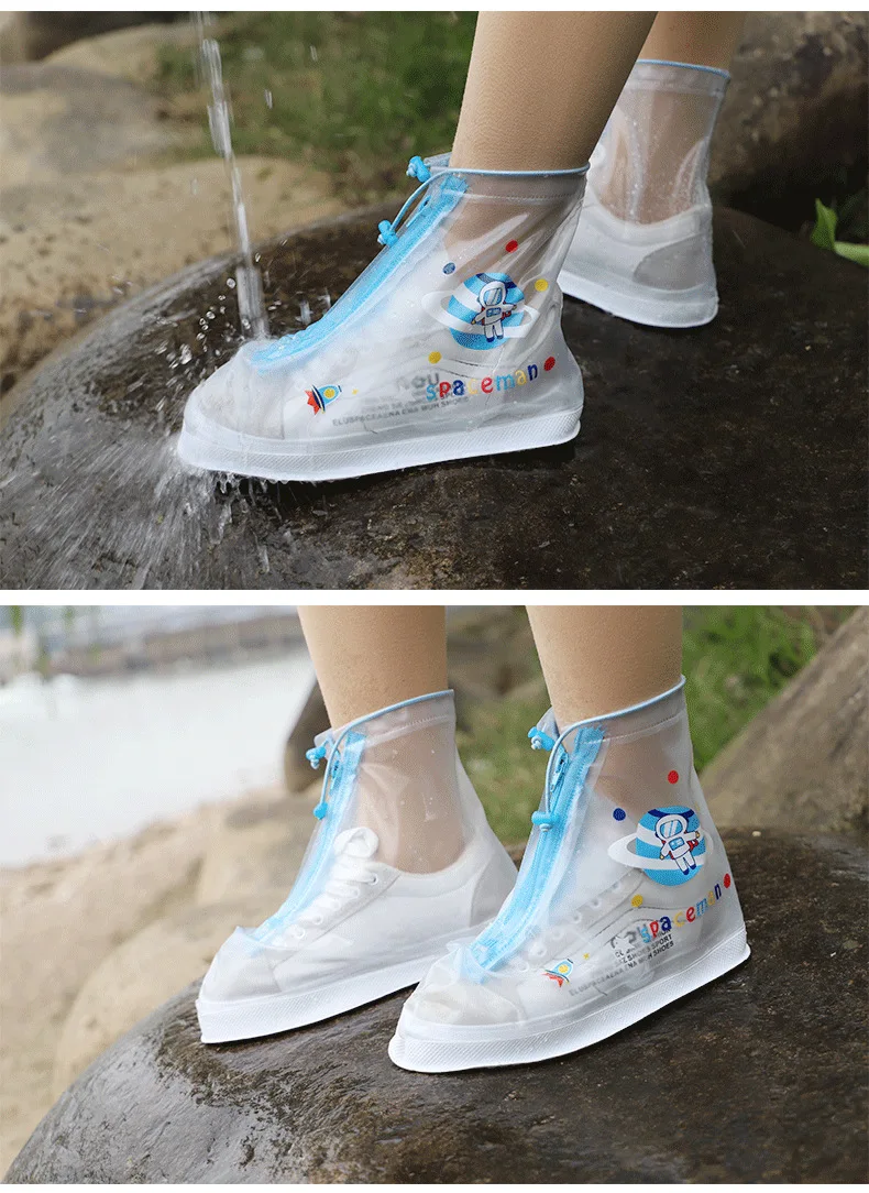 Copriscarpe Impermeabili Ciclismo 3 Paia Copriscarpe Pioggia Gomma - Impermeabili E Riutilizzabili Copriscarpe Pioggia Riutilizzabili - 10