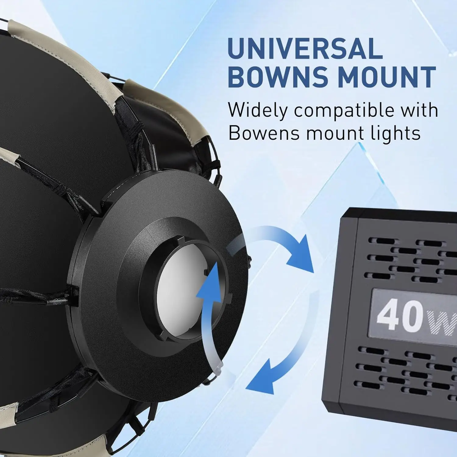 Portable 30cm Octagonal Softbox Mini Honeycomb Grid Bowens Mount Quick Release Honeycomb Grid Softbox for COB Light Studio