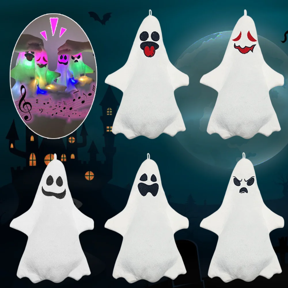 Fantôme Scintillant, Sonore et Mobile, Simulation d'Halloween, Décoration de ixd'Halloween, Cadeau d