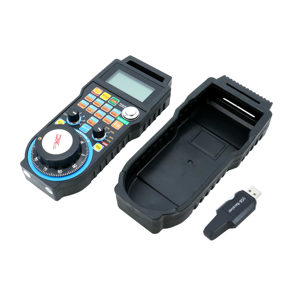 HLTNC  PROMOTION XHC  Handwheel Wired Wireless Mach3 MPG Pendant Handwheel for Milling Machine 4 6 Axis MPG WHB04B-4  -6 for Cnc view 5