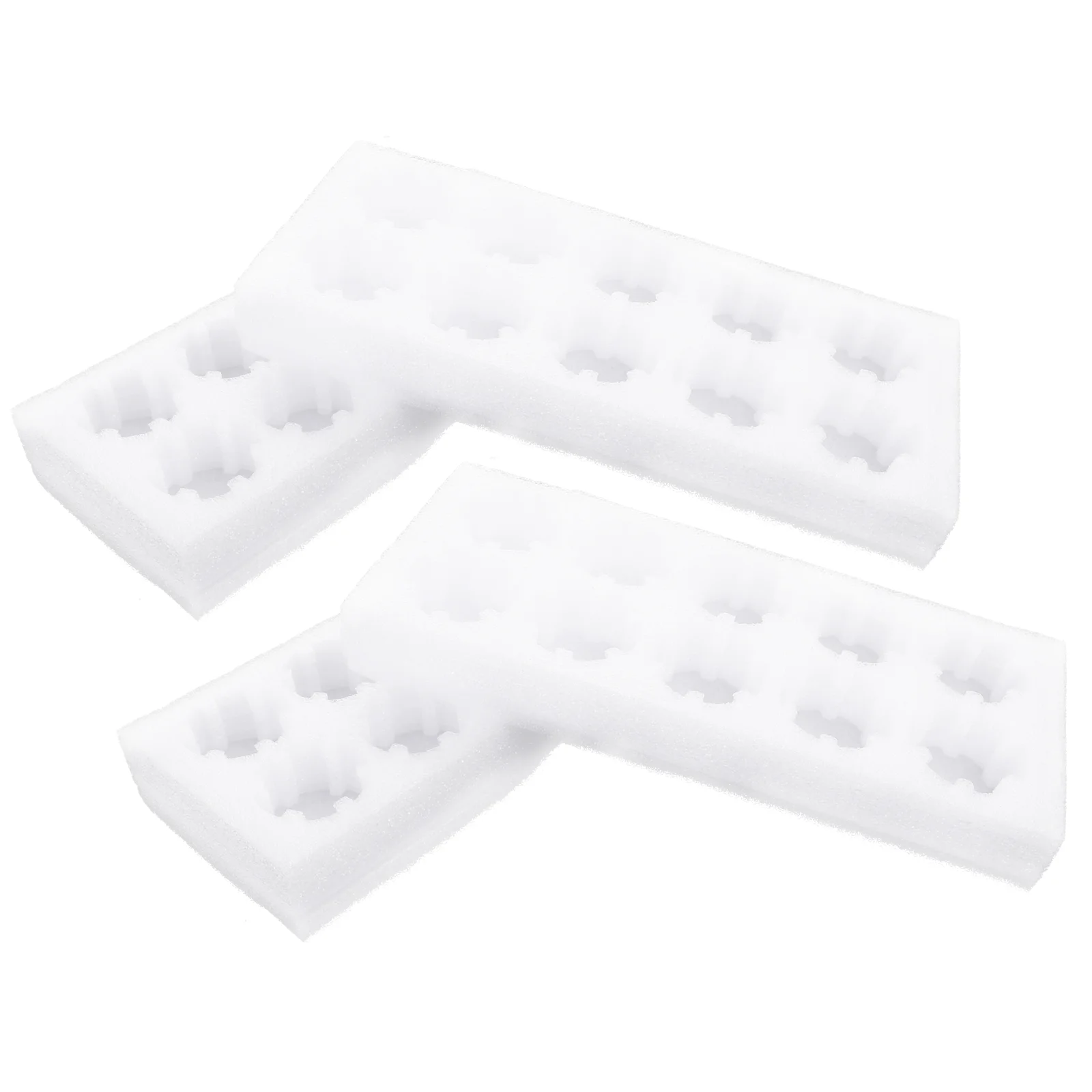 

Egg Keeper Carrier 10 Trays Food Containers with Lids Shock-proof Eggs Holder Household Holders White Storage Cartons