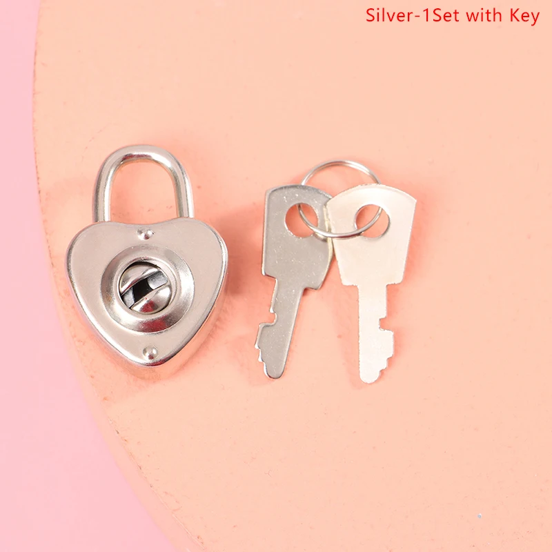 1pcs Mini Padlocks Key Lock With Key Luggage Lock For Zipper Bag
