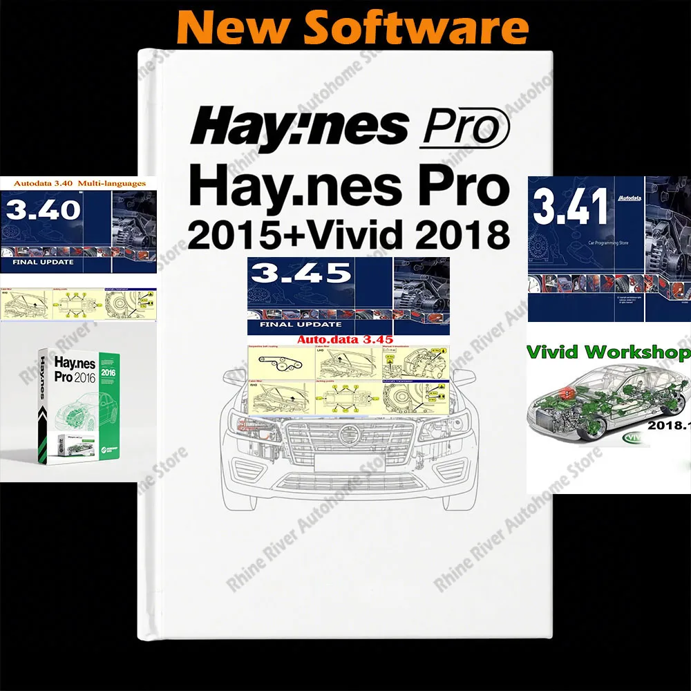 

AutoData 3.45 3.40 3.41 Software + Vivid Workshop 2018.01V Diagnostic Software Multilanguage Repair Tool Kit with HAY-NES 2015