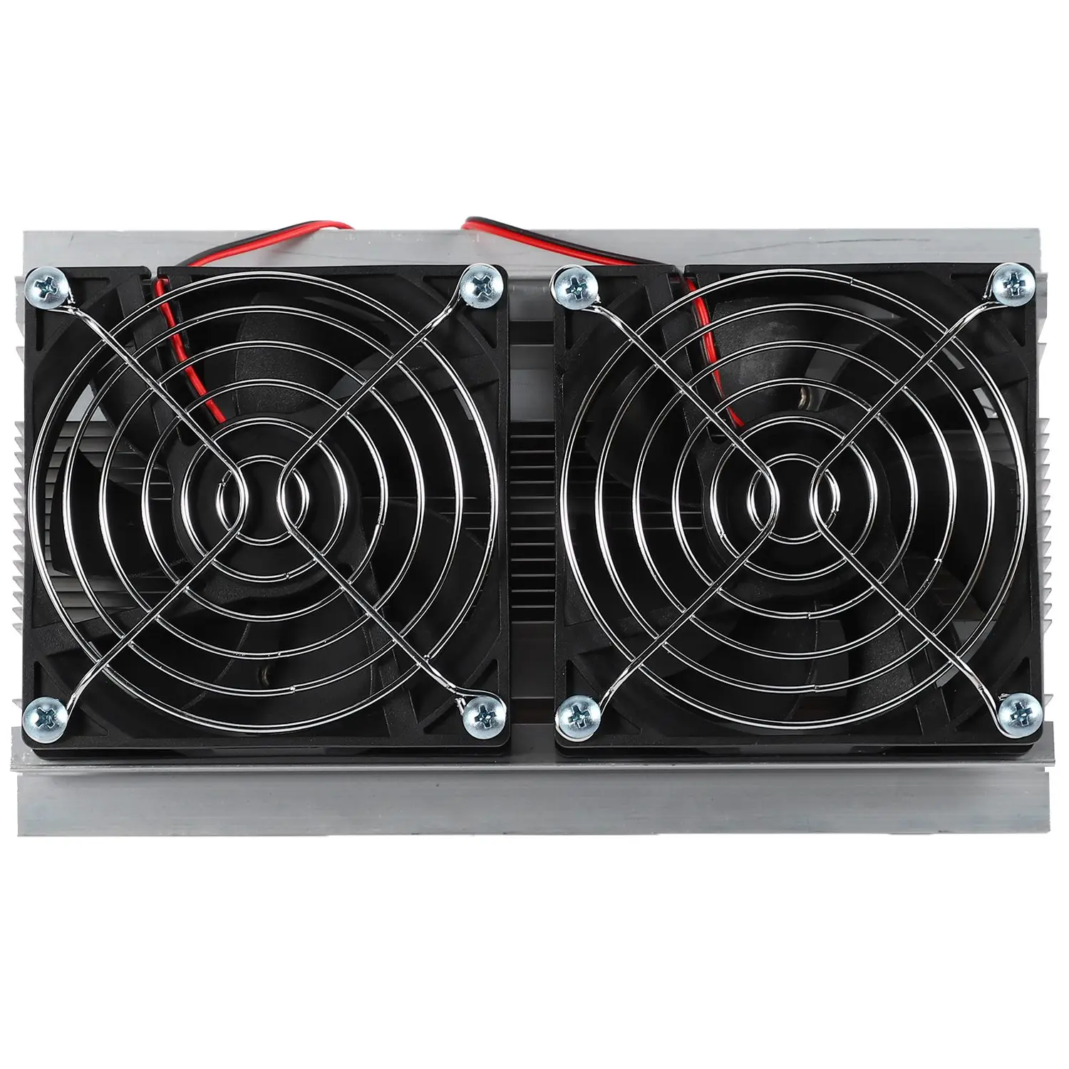 

200 x 118 x 95mm 120W Thermoelectric Peltier Refrigeration Semiconductor Cooling System Kit Double Fan