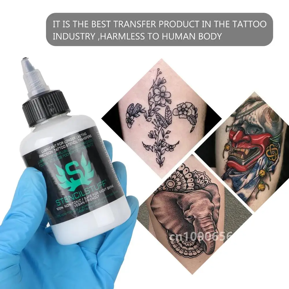 120/250ml Tattoo Transfer Cream Gel Skin Solution Tattoo Transfer Stencil Stuff Ink Set Template Accessories for Body Art