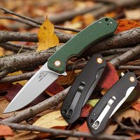 FREETIGER FT916 D2 Steel Folding Knife EDC Tactical Gear Survival Hunting Camping Pocket Knife MultiTool Box Cutter for Outdoor