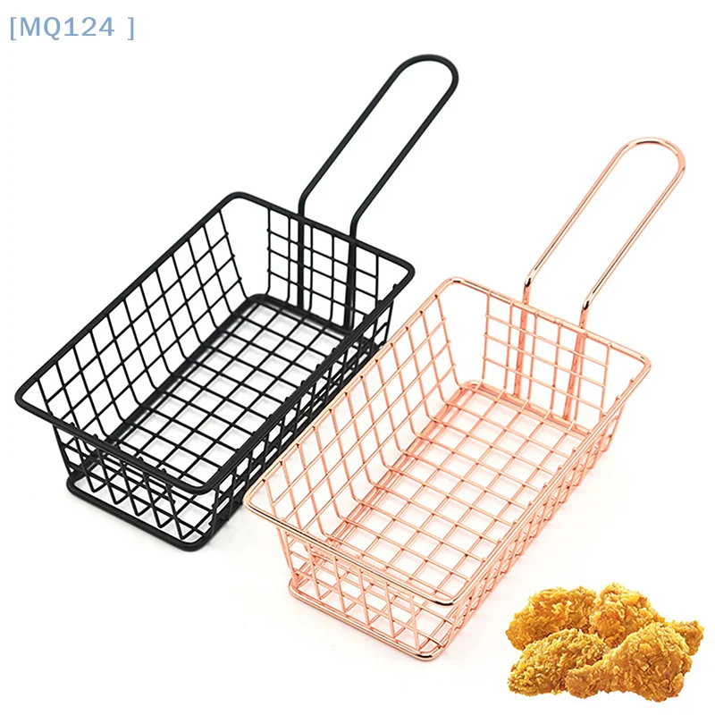 

French Fries Basket Snack Bucket Fried Chicken Chip Storage Basket Food Frying Basket Oil Strainer Creative Tableware Container