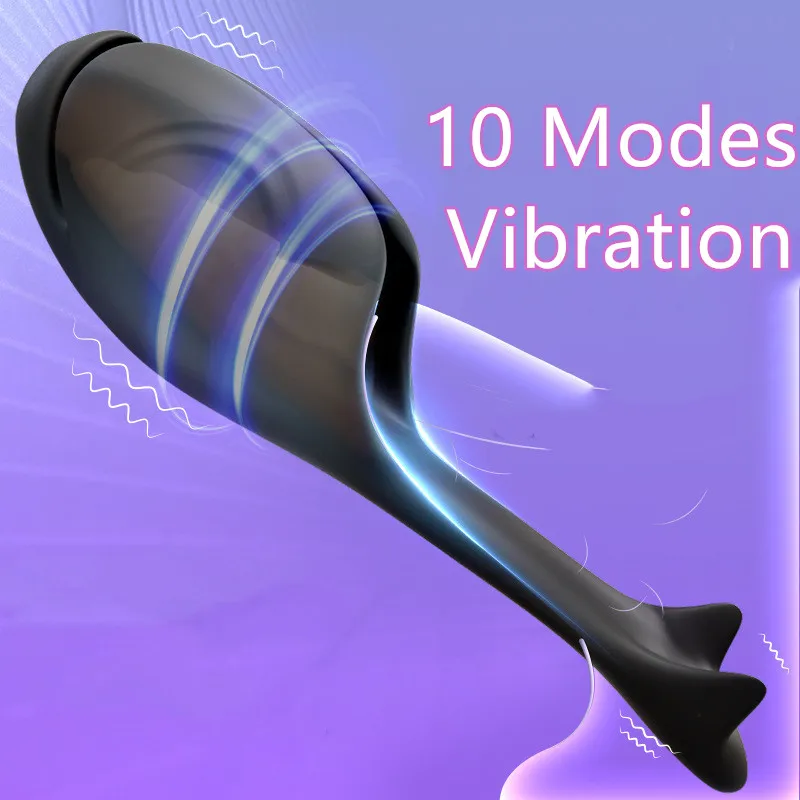 Male Masturbation Glans Exerciser 10 Modes Vibration Penis Trainer Massage Silicone Cup Sex Toys For Men Adult Games Products