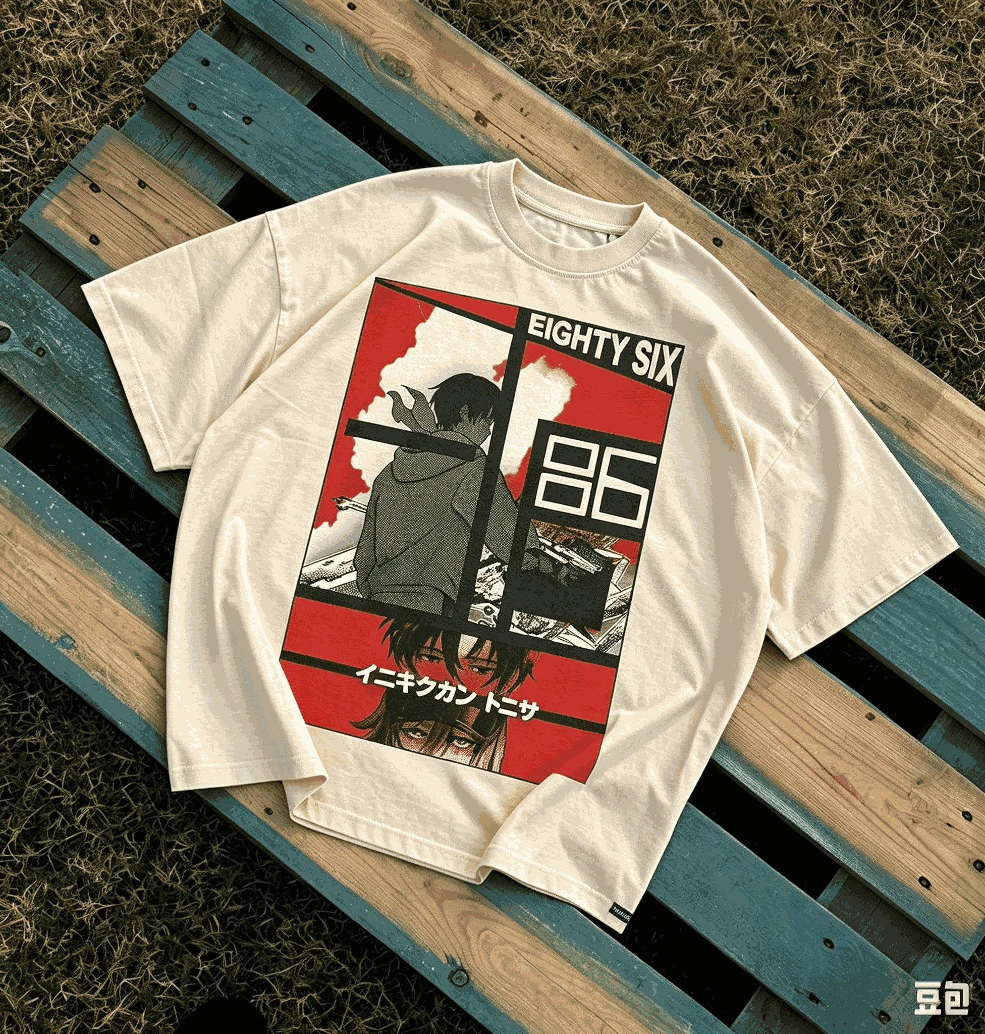 86 Eighty Six Anime Lover T-shirt Oversized Unisex Fashion Hip Hop Street T Shirt Casual Loose Streetwear Trendy Cotton Couples