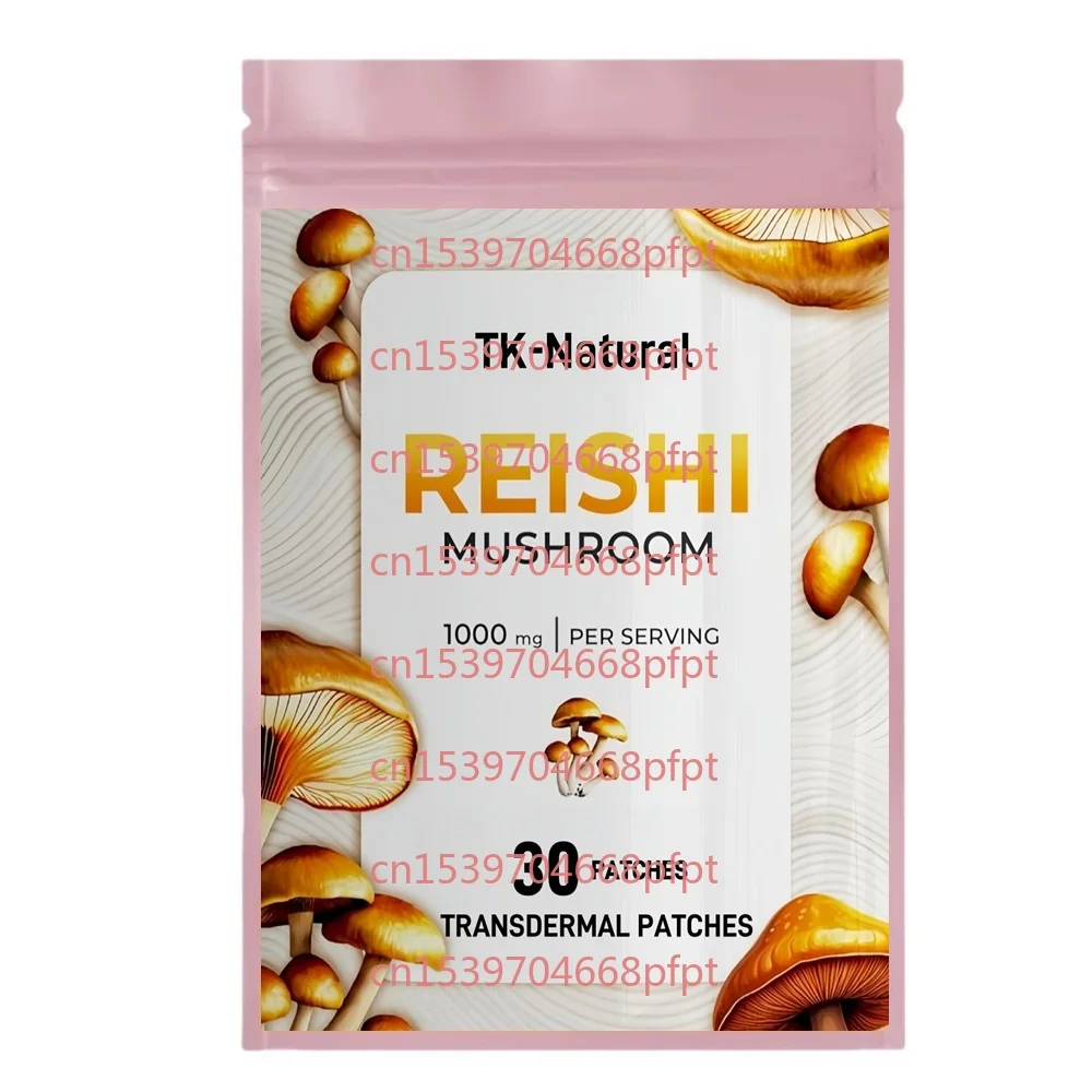 

30 пластырей переплетных пластырей Reishi Mushroom для поддержки стресса и иммунитета