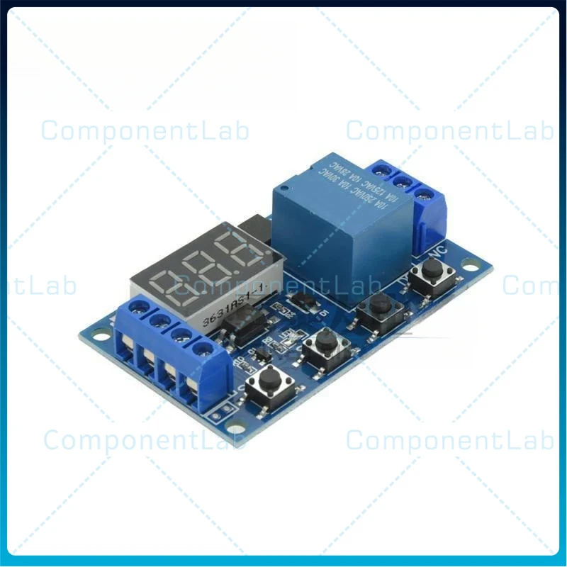 5-25pcs 1 Channel Delay Relay Module, Trigger Delay & Cycle Timing Switch for DIY Control Project