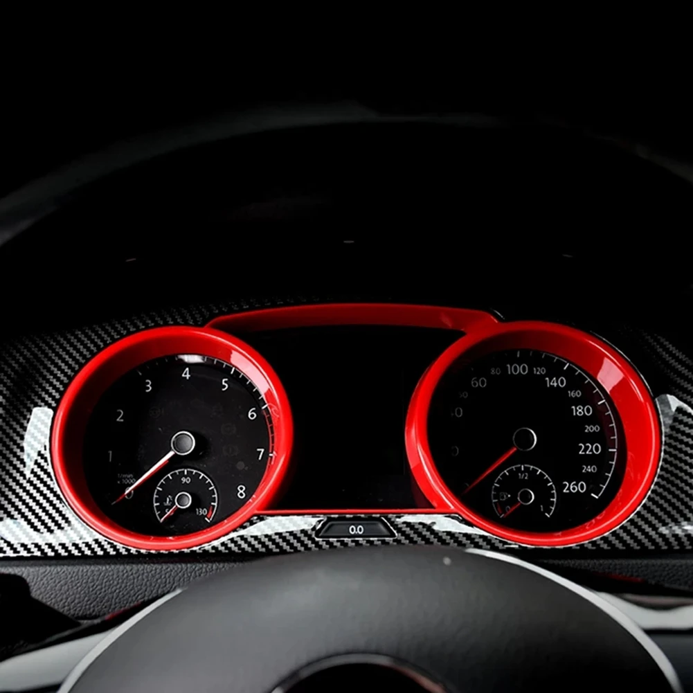 Super Sale Car Interior Dashboard Tachometer Speedometer Frame Panel Cover Trim For-Golf 7 7.5 MK7 2015-2019 Accessories
