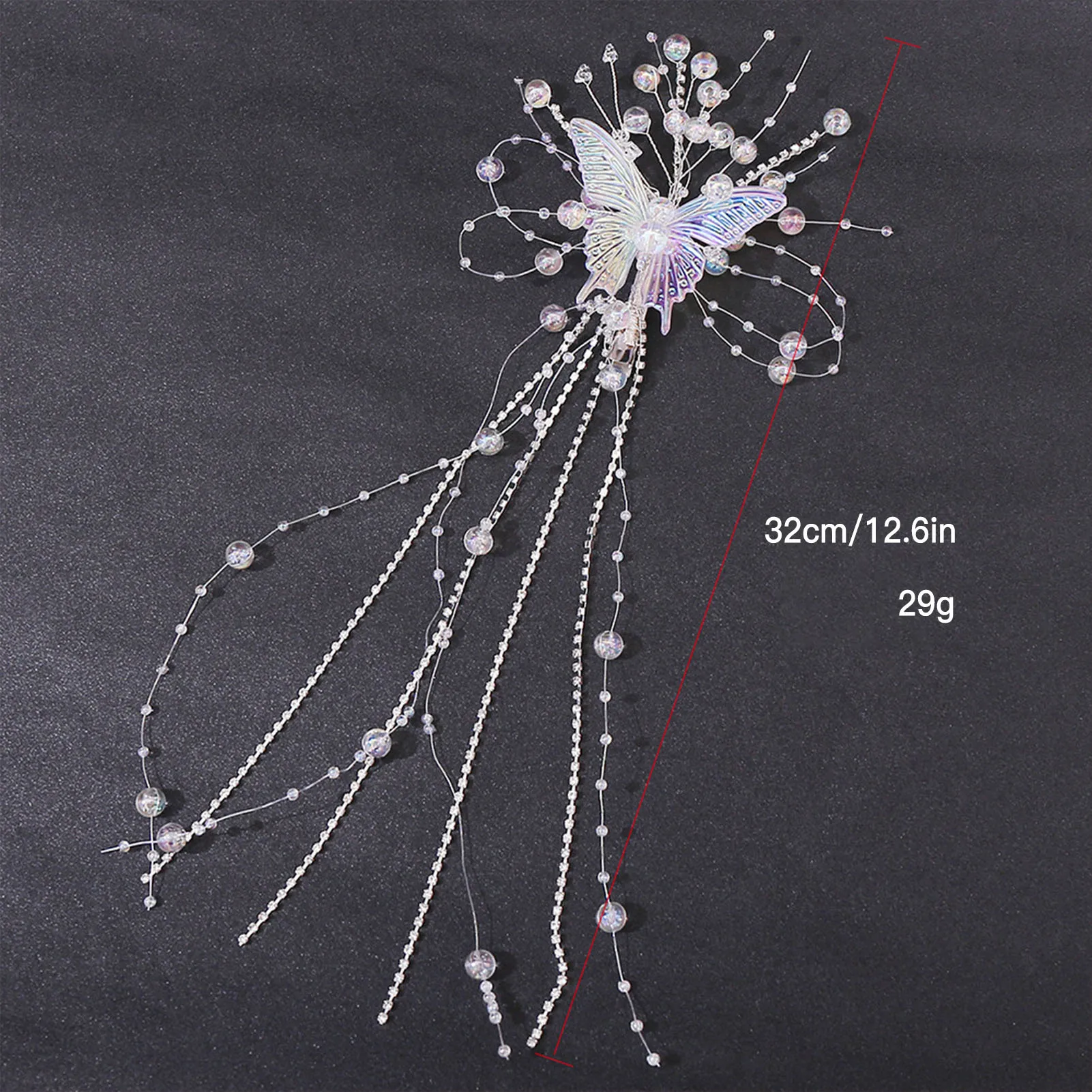 Butterfly Hair Clip Hairpins Elegant Tassel Long Hair Clips For Women Hanfu Antique Party Hair Accessories Wedding Hair Jewelry