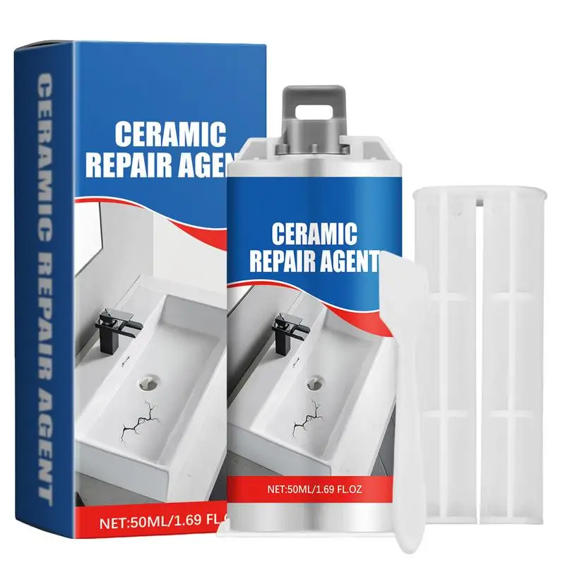 

Ceramic Repair Agent Cracks Repair Glue Water-resistant Marble Floor Tile Toilet Washbasin Repair Glue Cracks Repair Caulk Glue