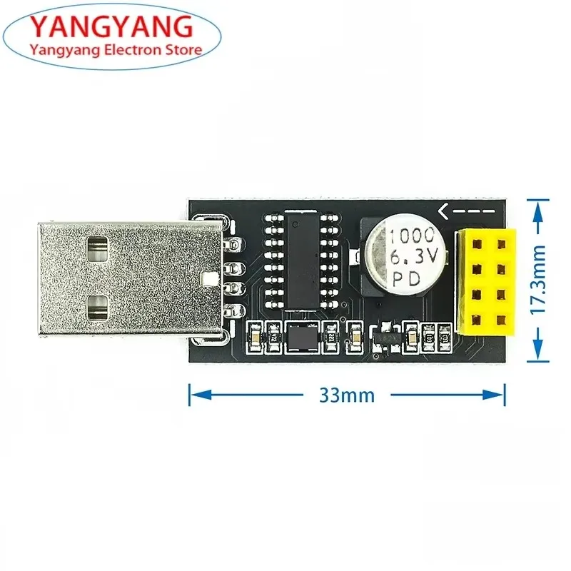 USB to ESP8266 ESP01 Programmer Adapter UART GPIO0 ESP-01 CH340G Serial Wireless Wifi Developent Board Module Conversion Board